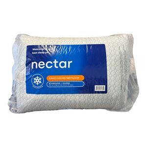 Nectar Active Cooling Fiber Pillows, Standard/Queen, 2 Pack